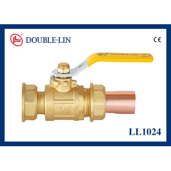 Thread Connection 7/8" x 28mm Brass Gas Valves
