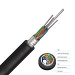 GYTA G652D Gel Filled Direct Buried Fiber Optic Cable Aluminum Tape Armored