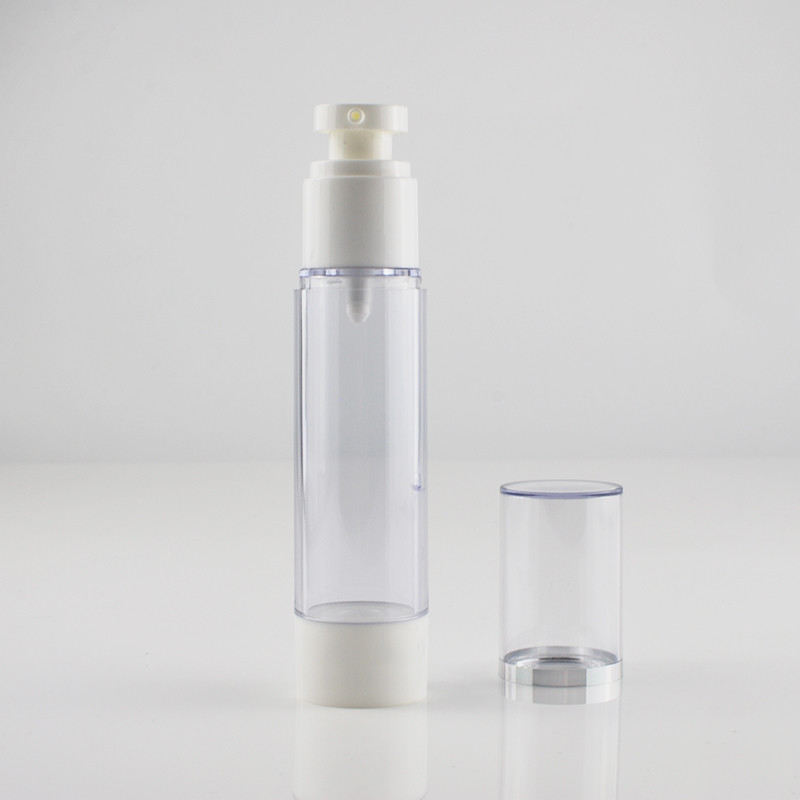 No Spill 80ml 120ml Plastic Airless Pump Bottles For Thick Cream