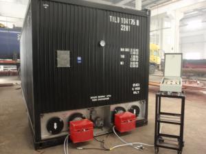 China Standard 20ft Asphalt Heating Tank With Direct Burner Heating Tubes wholesale
