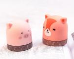 Countdown Cute Kitchen Timer , 72g Animal Kitchen Timer 7*7*8cm