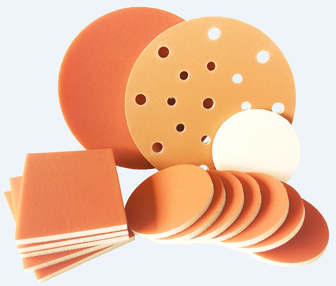 150mm Abrasive Automotive Sanding Disc Sponge Pads Car Paint Removal Wet Machine
