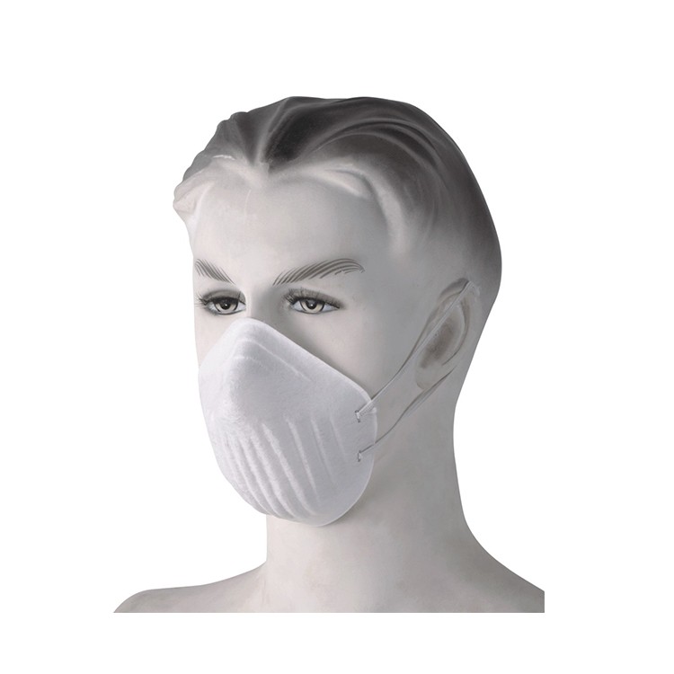Single Ply Disposable Dust Masks Melt-Blown Fabric Face Mask with Adjustable Nosepiece