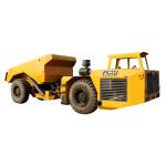 Yellow 129kW Power Diesel Articulated Haul Truck Four Wheel Drive