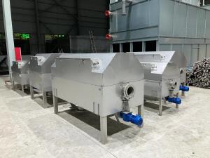 China Effortless Solid Liquid Separation With Stainless Steel Drum Screen wholesale