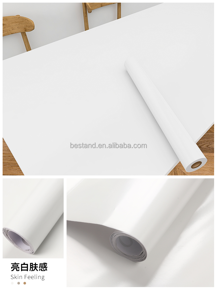 PVC Film Black Sticker Wallpaper Matt Foil Soft Touch Wallpaper