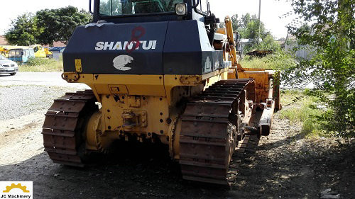 Original Colour Shantui SD13 Bulldozer , Mini Crawler Dozer Second Hand