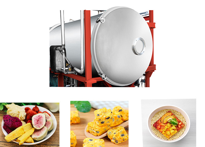 Industrial Grade Food Vacuum Freeze Dryer 300 Kg/Batch
