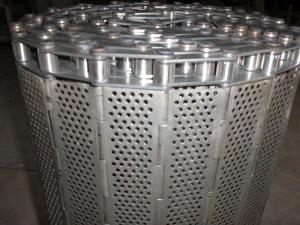 China SS wire mesh belts slat band conveyor belts Open top belts stainless steel conveyor belts wholesale