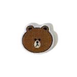 Animal Fox Logo Clothing Embroidered Patches For T Shirt Laser Cut Border