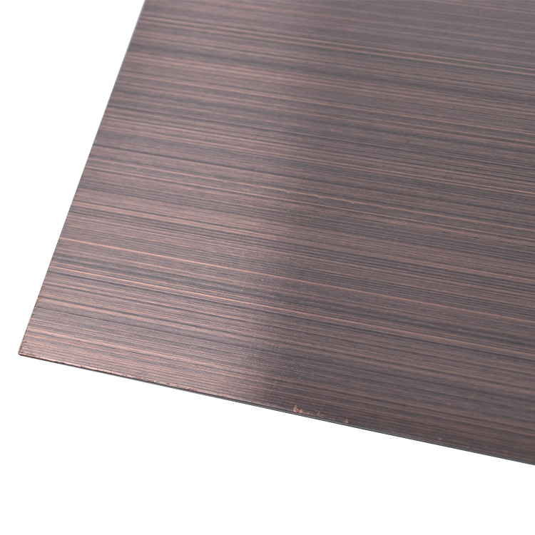 Brushed Hairline Stainless Steel Sheet Decorative Plates 304 201 430 hl 0.28mm
