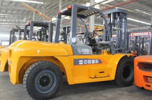China Lift Truck 10 Tons Forklift Diesel for Heavy Load Construction Lift Height 3000-6000mm wholesale