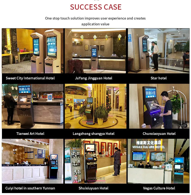 Hotel Check In Passport Scanner Kiosk Android Self Service Check In And Check Out Terminal Self Service Terminal