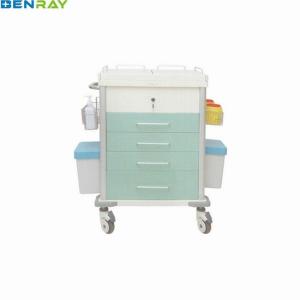 China Steel Emergency Medical Storage Trolley 645 X 470 X 955mm wholesale