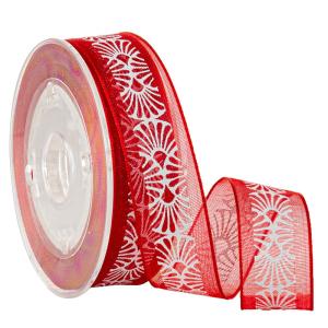 China Jewelry Boxes Packaging Luxury Gifts Wrapping 3mm Red Sheer Ribbon wholesale