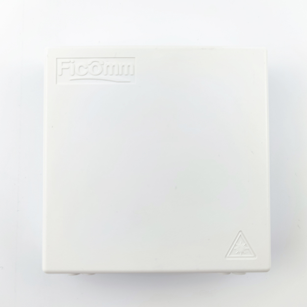 Wired LAN 2 Cores Plastic Fiber Optic Faceplate Socket Panel for Indoor FTTH Network