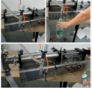 China 304 Stainless Steel Semi Automatic Bottling Machine Easy To Operate wholesale