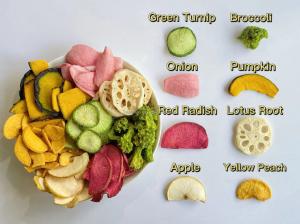 China Hot Sale Dried Vegetables Vacuum Natural Dehydrated Broccoli Wholesale Prices Fried Broccoli Chips wholesale
