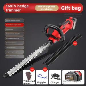 China Brushless Battery Powered Hedge Cutter Rechargeable Garden Trimmer DC21V wholesale