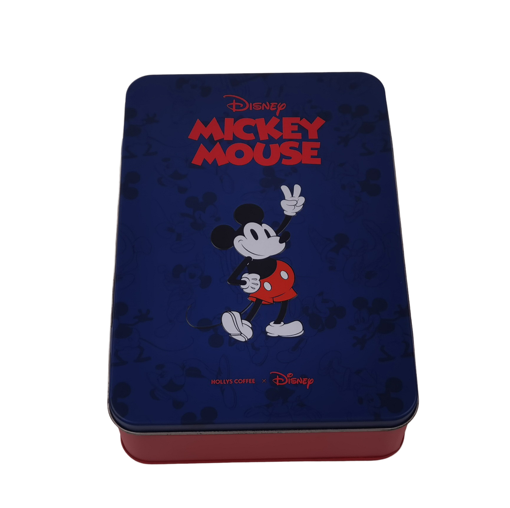 Disney Certified Rectangular Metal Coffee Tin Box With Lid Offset CMYK printing