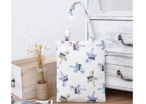 China Standard Size Personalised Shopping Bags Canvas , Cotton Canvas Bag Large Capacity wholesale