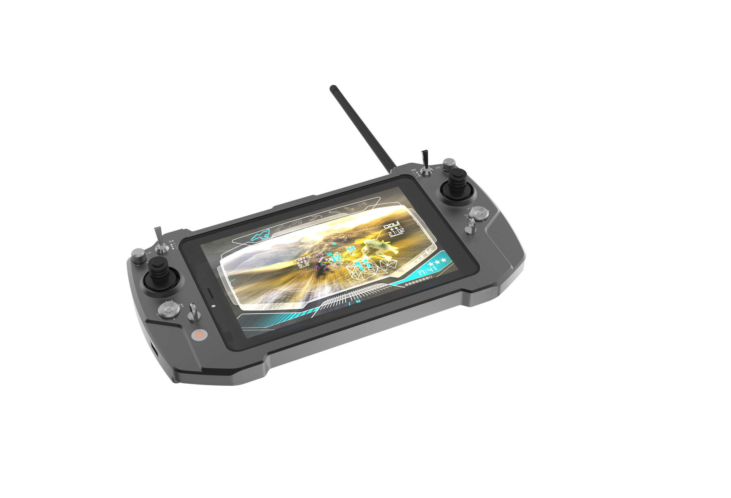 Uav 4 Joysticks Mobile Ground Control Station With Windows10 OS