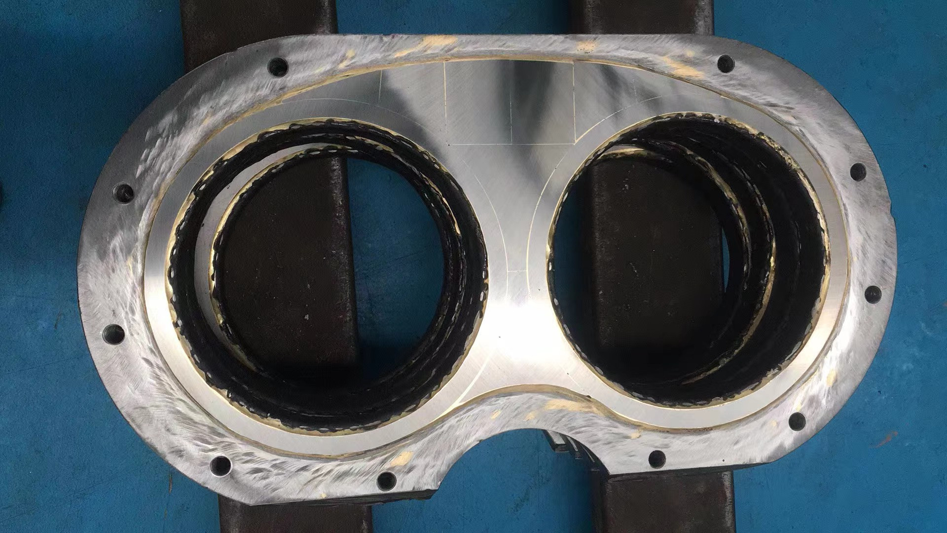 260 230 200 Sany Zoomlion PM XG Pumper Concrete Glasses Plate And Pump Wear Ring With 8mm Double Alloy