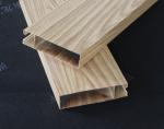 Aluminum Profile Wood Grain Color Metal Baffle Ceiling Modern Ceiling Decoration