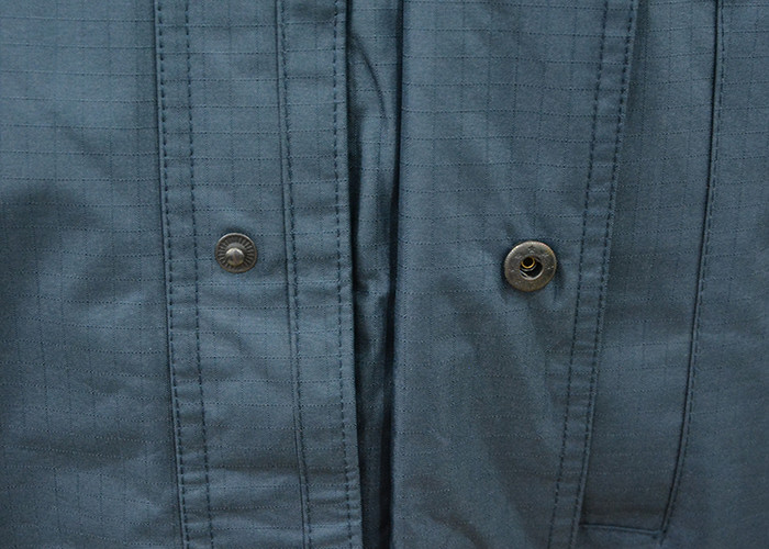 Custom Set Mens Long Work Coat , Construction Industrial Safety Clothing