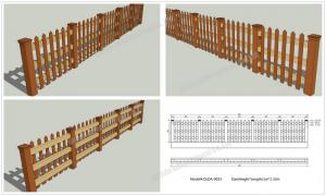 China WPC fence kit OLDA-9023 1m*1.32m wholesale