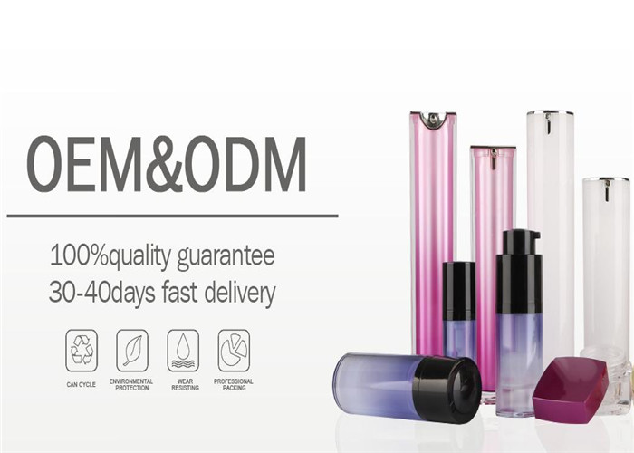 Blue Color Coated Skin Care Cosmetic Plastic Lotion Bottles Cream Jars Lotion Bottles Foundation Emulsion Scrub Bottle
