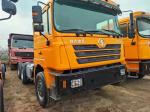 10 Wheels 6x4 F3000 Shacman Orange Dump Truck Heavy Duty Truck 8500x2500x3400mm