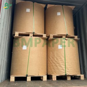 China 140gsm Unbleached Kraft Paper High Expansible 2000mm In Roll for Cement Packing wholesale