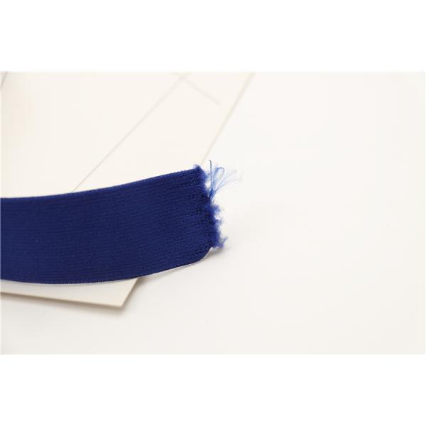 Custom logo Nylon/Polyester Woven Knitted Jacquard Ribbon Soft Elastic Band webbing For Underwear Boxer Waist band Belt