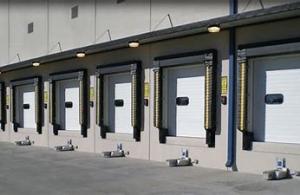 China Warehouse PVC Fabric Loading Dock Shelters Finger Protection wholesale