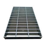 25x3 25x4 Press Locked Steel Grating Black Serrated Steel Bar