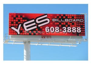 China Full Color Outdoor LED Billboard Double Sided Advertisement , 16mm Commercial LED Display wholesale