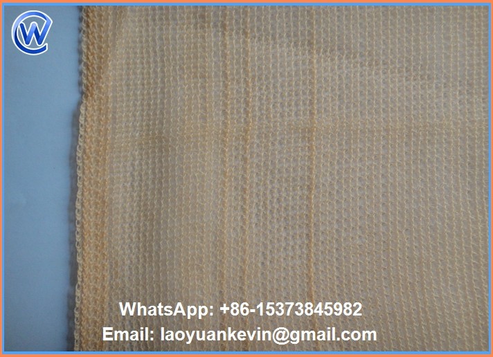 UV 95% Shade Rate Yellow & white HDPE Shade Netting