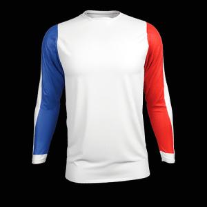 China Sublimated Motorcross Jersey , 3XL Custom Racing Shirts Relaxed Fit wholesale