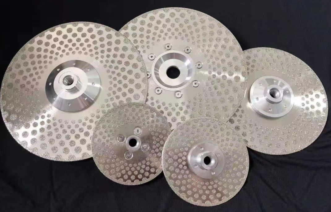 Double Sided Electroplated Diamond Cutting Disc For Marble Granite Quartz Grinding And Cutting