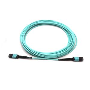 China SM G657A1 OM4 OM5 MPO Fiber Optic Cable 12F Senko MPO Female wholesale