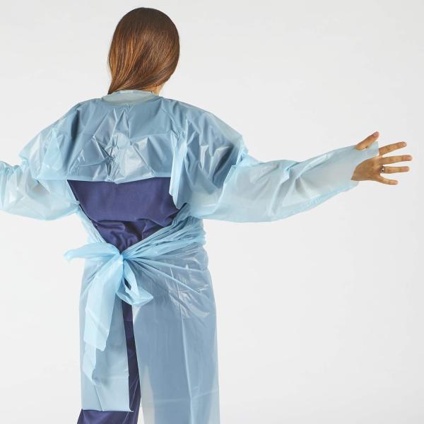 Plastic Gown, CPE gown, Polyethylene, Level 1, Disposable, Non-Surgical