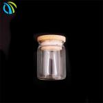 Glass 33oz 6.6'' Round Bamboo Lid Storage Containers For Kitchen ODM