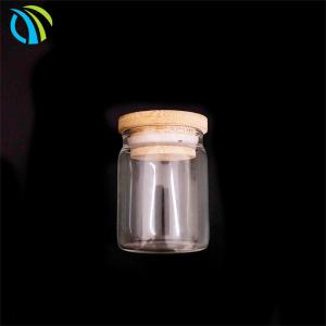 China Glass 33oz 6.6'' Round Bamboo Lid Storage Containers For Kitchen ODM wholesale