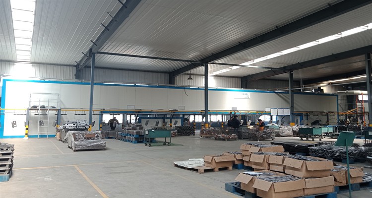 Steel Substrate Vertical Powder Coating Line Plant PLC
