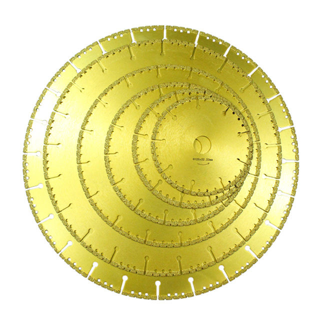 350mm 125mm 115mm Vacuum Brazed Diamond Saw Blade Grinding Disc