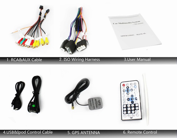 Car multimedia player for Toyota Camry 2007-2011 with car radio bluetooth gps OCB-8006