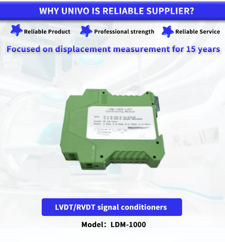 MEAS LDM-1000Y Spot LVDT RVDT 4/5/6 Wire Connection Displacement Sensor Signal Regulator