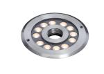 8 Inch Φ200mm RGB 3in1 LED Underwater Lights 9W 27W 316 SS Fountain Light