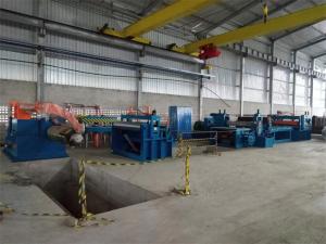 China ERW Pipe Low Cabon Black Steel Coil Slitting Line Machine 0.4-4 X 1600 wholesale